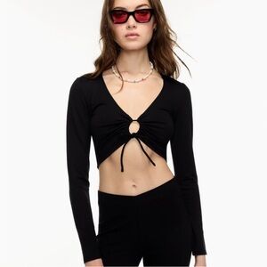 Aritzia Far Out Cropped Longsleeve